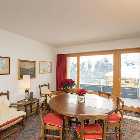 Apartment Contempora - Con Vista E Montagna Munt Sulaj St. Moritz